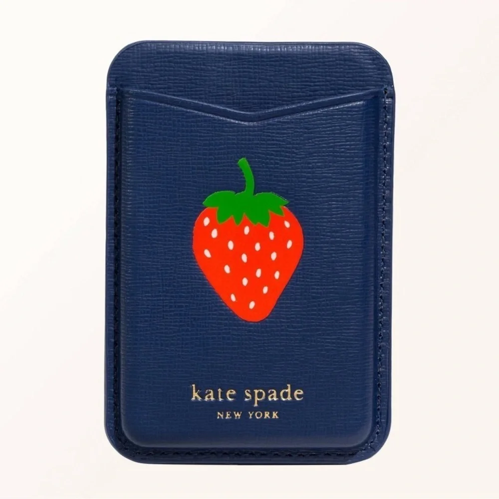 Kate Spade x Target Magnetic Wallet with Strawberry Motif